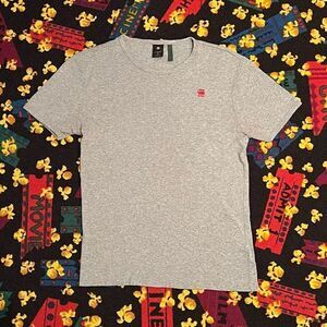 Mens G-STAR Raw Gray Organic Cotton Tee Shirt / Size M